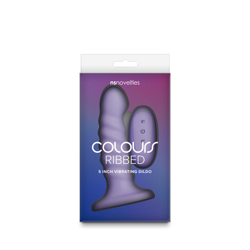 Colours Ribbed 5 Inch USB Rechargeable Waterproof Dildo with Wireless Remote > Dildos > Realistic Dildos - Tophatter Daily Deals