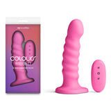 Colours Ribbed – USB Rechargeable Wireless Remote Vibrating Dildo 6 Inch > Dildos > Neutral Dildos - Tophatter Daily Deals