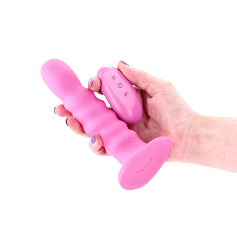 Colours Ribbed – USB Rechargeable Wireless Remote Vibrating Dildo 6 Inch > Dildos > Neutral Dildos - Tophatter Daily Deals