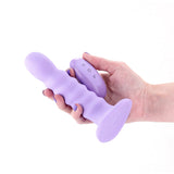 Colours Ribbed 6 Inch USB Rechargeable Vibrating Dildo with Wireless Remote > Dildos > Neutral Dildos - Tophatter Daily Deals