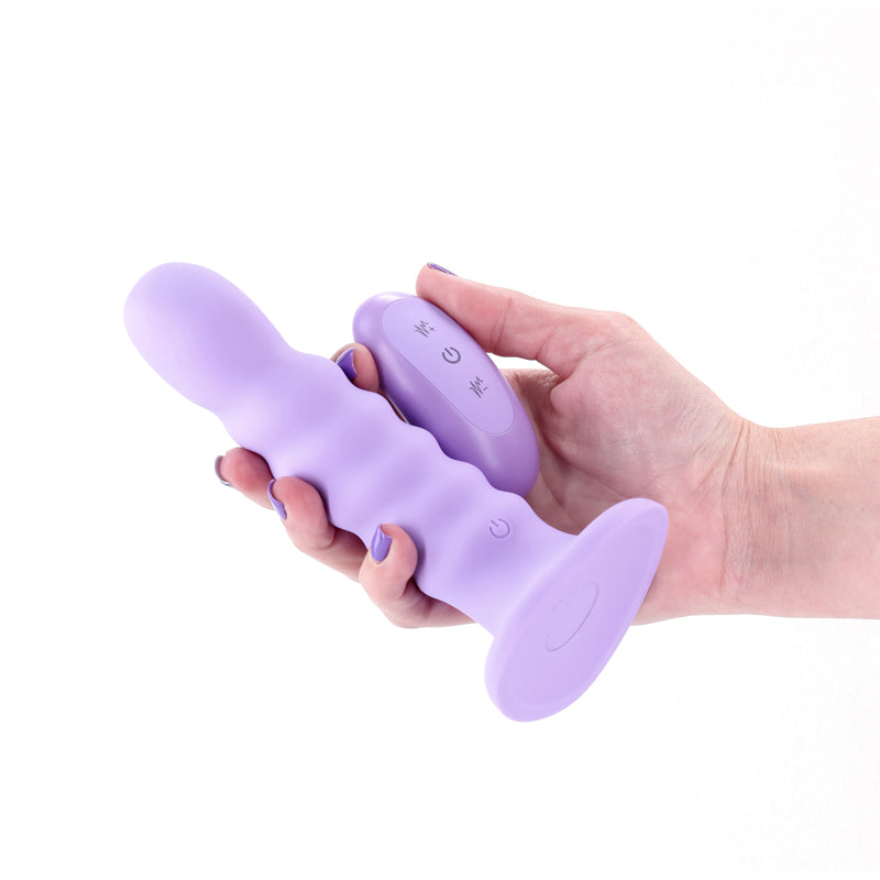 Colours Ribbed 6 Inch USB Rechargeable Vibrating Dildo with Wireless Remote > Dildos > Neutral Dildos - Tophatter Daily Deals