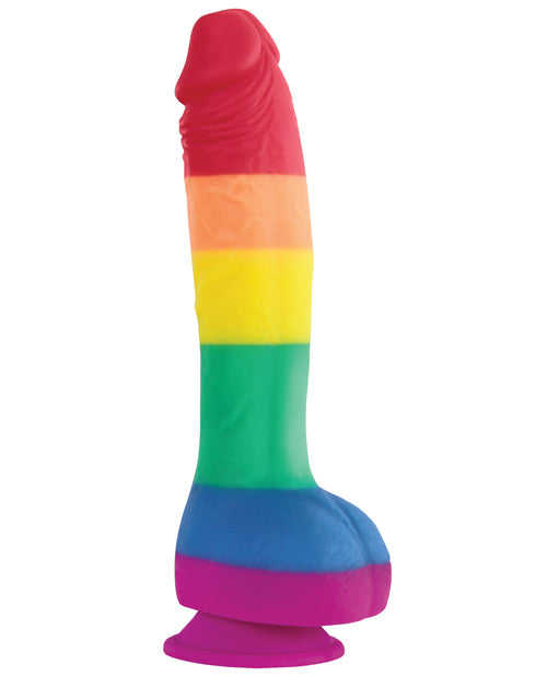 Colours Pride Edition Dong with Suction Cup 8" Dildoes & Dongs - Tophatter Daily Deals