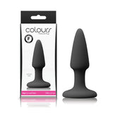 Colours Pleasures Black Mini – Satin Smooth 7cm Insertable Silicone Butt Plug > Anal Range > Butt Plugs - Tophatter Daily Deals