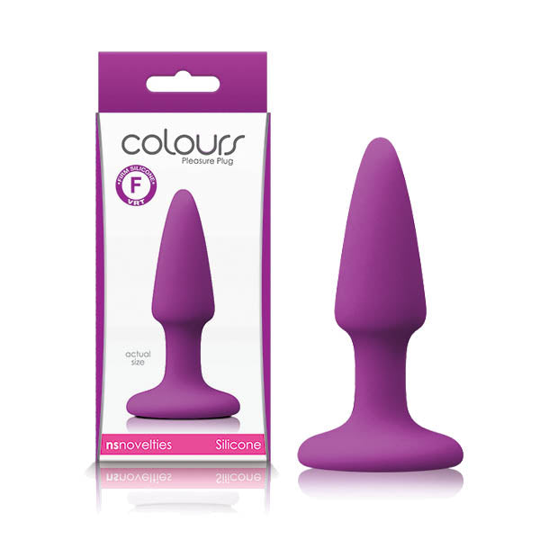 Colours Pleasures (Purple) – Mini Silicone Butt Plug 7cm Insertable Length > Anal Range > Butt Plugs - Tophatter Daily Deals