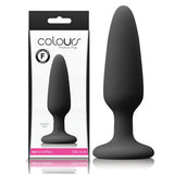 Colours Pleasures (Black) – Small Silicone Butt Plug 8.8cm Insertable Length > Anal Range > Butt Plugs - Tophatter Daily Deals