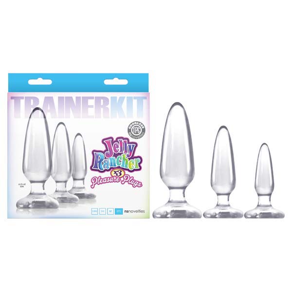 Jelly Rancher Trainer Kit – Set of 3 Flexible Butt Plugs with Suction Cups > Anal Range > Butt Plug Kits - Tophatter Daily Deals