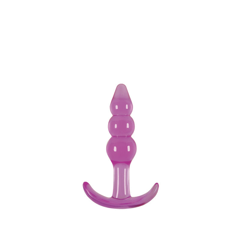 Jelly Rancher Ripple T-Plug – 10.9 cm Soft Body-Safe Butt Plug > Anal Range > Butt Plugs - Tophatter Daily Deals