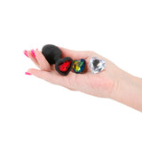 Glams Xchange Heart Small (Interchangeable Heart Gems) – Small Silicone Butt Plug > Anal Range > Jewel Butt Plugs - Tophatter Daily Deals