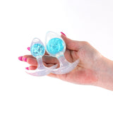 Glams Cosmic 2-Piece Trainer Kit (Clear) – Body-Safe Silicone Butt Plug Set > Anal Range > Butt Plug Kits - Tophatter Daily Deals