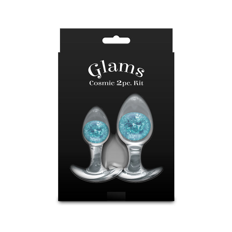 Glams Cosmic 2-Piece Trainer Kit (Clear) – Body-Safe Silicone Butt Plug Set > Anal Range > Butt Plug Kits - Tophatter Daily Deals