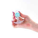 Glams Cosmic (Clear) – Small Sparkly Liquid Silicone Butt Plug 8.1 cm > Anal Range > Butt Plugs - Tophatter Daily Deals