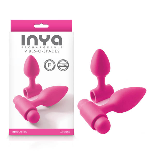 INYA Vibes-O-Spades (Pink) – Water-Resistant Mini Vibrating Butt Plug Set > Anal Range > Butt Plug Kits - Tophatter Daily Deals