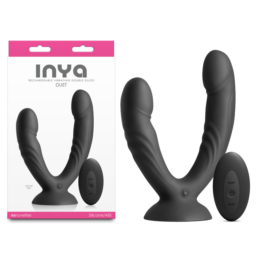 INYA Duet – Rechargeable Vibrating Double Dildo with Wireless Remote > Dildos > Double Dildos - Tophatter Daily Deals