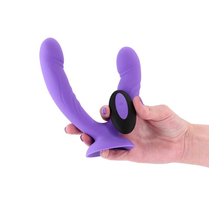 INYA Duet – USB Rechargeable Waterproof Vibrating Double Dildo with Remote > Dildos > Double Dildos - Tophatter Daily Deals