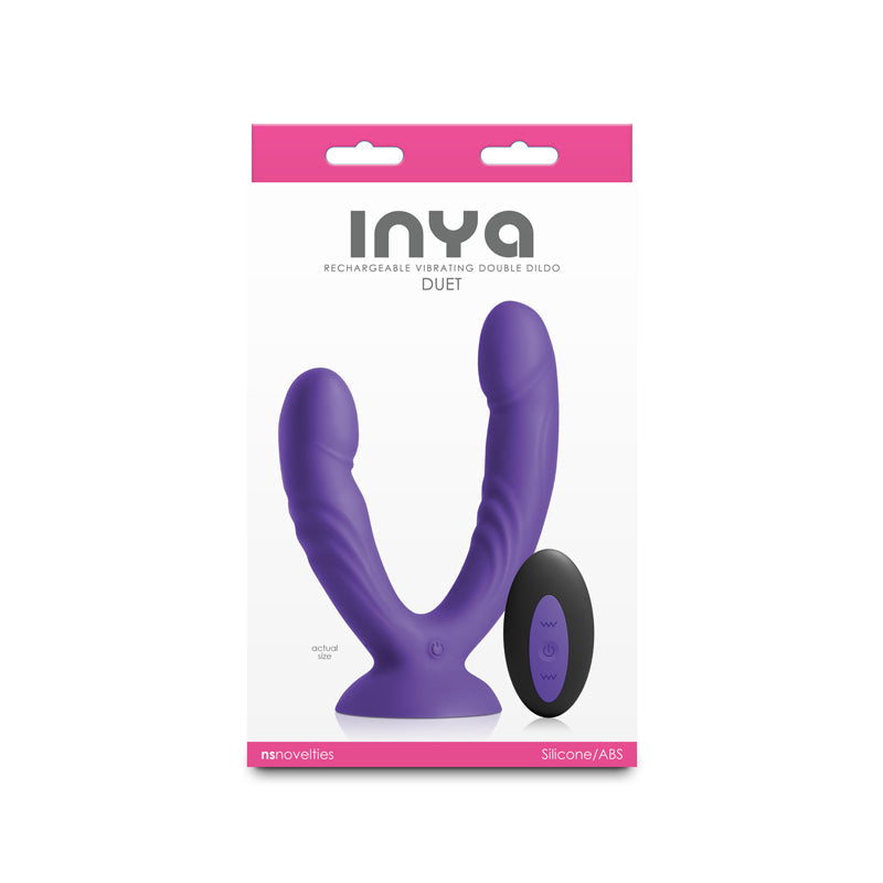 INYA Duet – USB Rechargeable Waterproof Vibrating Double Dildo with Remote > Dildos > Double Dildos - Tophatter Daily Deals