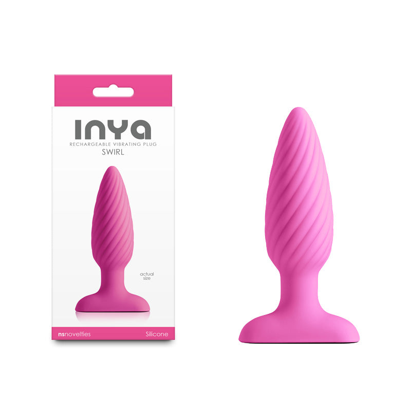 INYA Swirl – Waterproof 10.7 cm USB Rechargeable Vibrating Butt Plug > Anal Range > Vibrating Butt Plugs - Tophatter Daily Deals