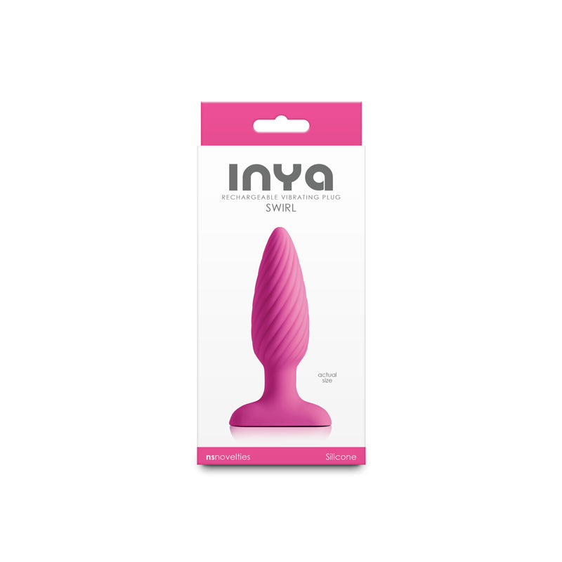 INYA Swirl – Waterproof 10.7 cm USB Rechargeable Vibrating Butt Plug > Anal Range > Vibrating Butt Plugs - Tophatter Daily Deals