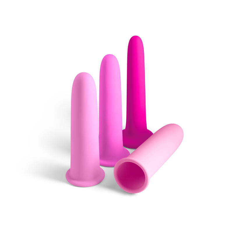 Inya Gliders (Pink) – Silicone Dilator Set with Stackable Sleeves > Sex Toys > Dilators - Tophatter Daily Deals