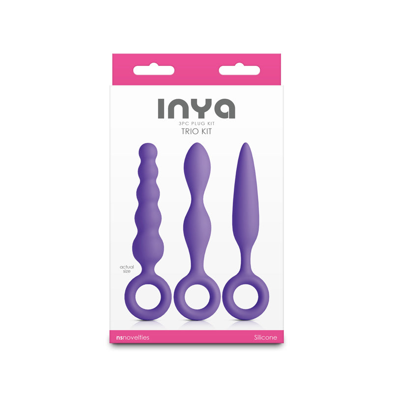 INYA Trio Kit – Silicone Anal Plug Set of 3 > Anal Range > Butt Plug Kits - Tophatter Daily Deals