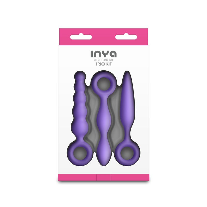 INYA Trio Kit – Silicone Anal Plug Set of 3 > Anal Range > Butt Plug Kits - Tophatter Daily Deals