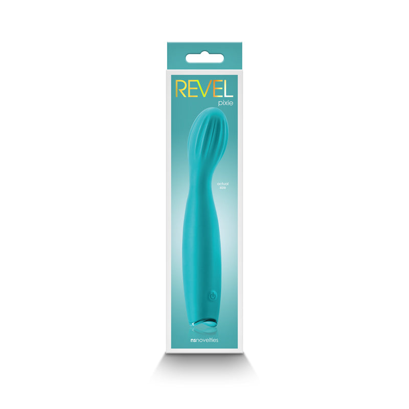 Revel Pixie - Teal 17.3 cm Vibrator > Sex Toys For Ladies > G-Spot Vibrators - Tophatter Daily Deals
