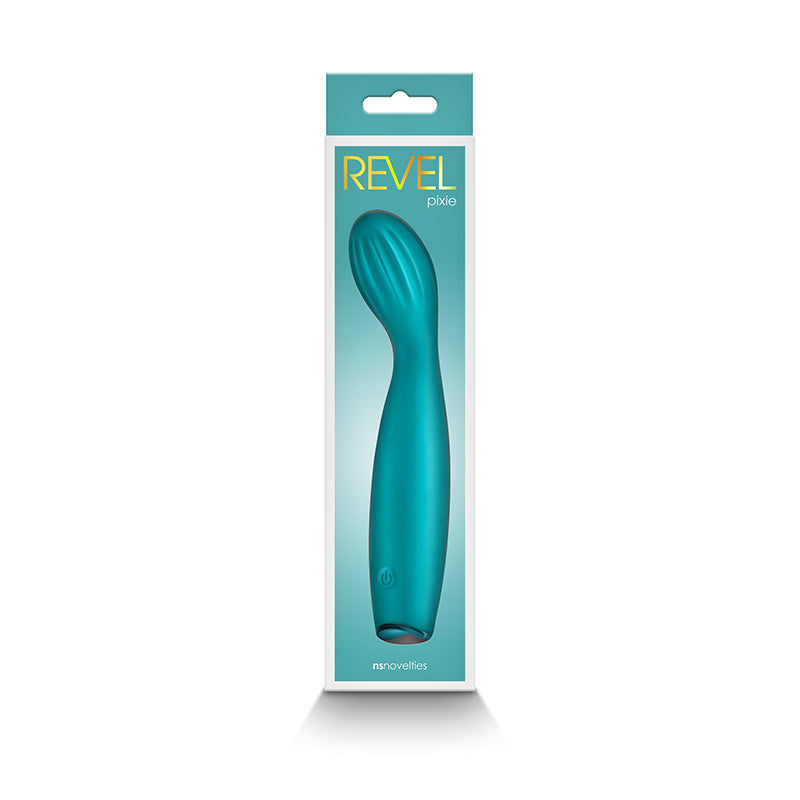 Revel Pixie - Teal 17.3 cm Vibrator > Sex Toys For Ladies > G-Spot Vibrators - Tophatter Daily Deals