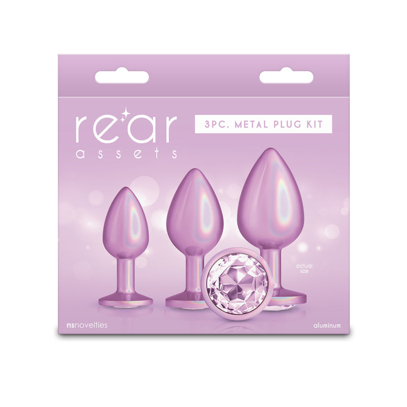 Rear Assets Trainer Kit – Metallic Butt Plug Set of 3 Sizes > Anal Range > Butt Plug Kits - Tophatter Daily Deals