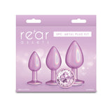 Rear Assets Trainer Kit – Metallic Butt Plug Set of 3 Sizes > Anal Range > Butt Plug Kits - Tophatter Daily Deals