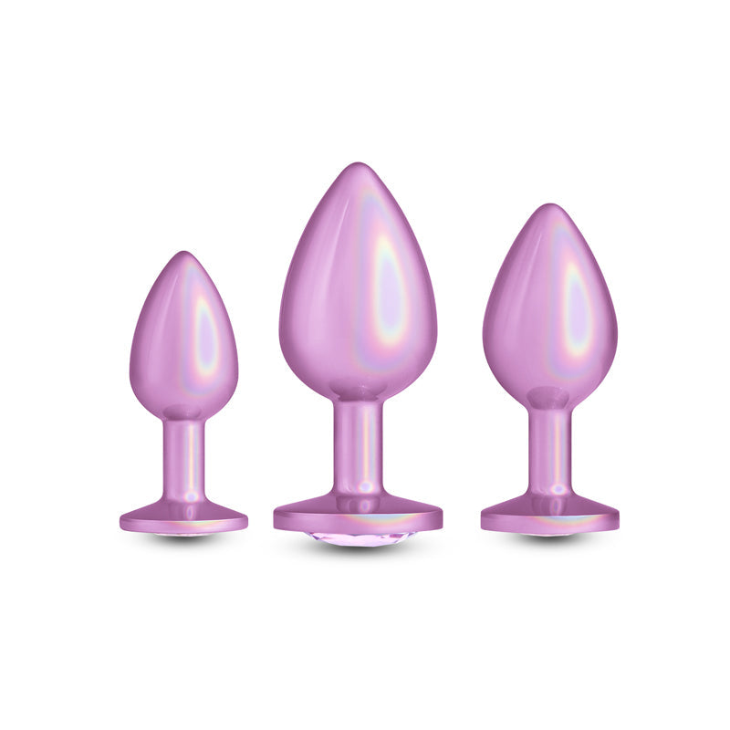 Rear Assets Trainer Kit – Metallic Butt Plug Set of 3 Sizes > Anal Range > Butt Plug Kits - Tophatter Daily Deals