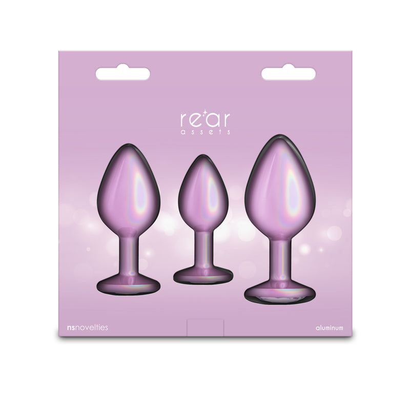 Rear Assets Trainer Kit – Metallic Butt Plug Set of 3 Sizes > Anal Range > Butt Plug Kits - Tophatter Daily Deals
