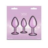 Rear Assets Trainer Kit – Metallic Butt Plug Set of 3 Sizes > Anal Range > Butt Plug Kits - Tophatter Daily Deals