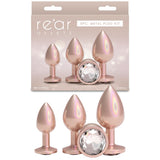 Rear Assets Trainer Kit – Set of 3 Chrome-Plated Butt Plugs in Graduated Sizes > Anal Range > Jewel Butt Plugs - Tophatter Daily Deals