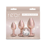 Rear Assets Trainer Kit – Set of 3 Chrome-Plated Butt Plugs in Graduated Sizes > Anal Range > Jewel Butt Plugs - Tophatter Daily Deals