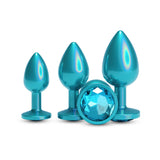 Rear Assets Trainer Kit – Set of 3 Chrome-Plated Butt Plugs > Anal Range > Jewel Butt Plugs - Tophatter Daily Deals