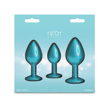 Rear Assets Trainer Kit – Set of 3 Chrome-Plated Butt Plugs > Anal Range > Jewel Butt Plugs - Tophatter Daily Deals