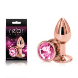 Rear Assets Rose Gold Small (Rose Gold) – Lightweight Small Metal Butt Plug > Anal Range > Jewel Butt Plugs - Tophatter Daily Deals