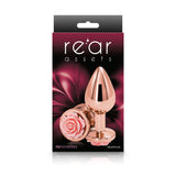 Rear Assets Rose Medium (Pink) – 8.9 cm Chrome-Plated Metal Butt Plug > Anal Range > Jewel Butt Plugs - Tophatter Daily Deals