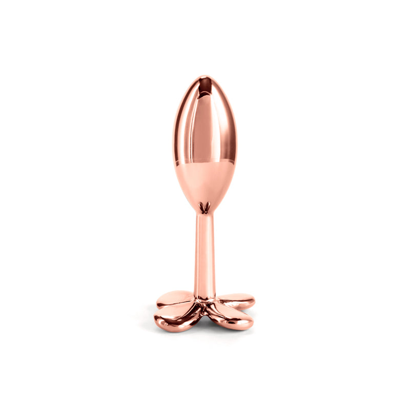 Rear Assets Clover Metallic Butt Plug 9.2 cm Rose Gold > Anal Range > Butt Plugs - Tophatter Daily Deals