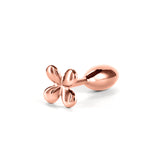 Rear Assets Clover Metallic Butt Plug 9.2 cm Rose Gold > Anal Range > Butt Plugs - Tophatter Daily Deals