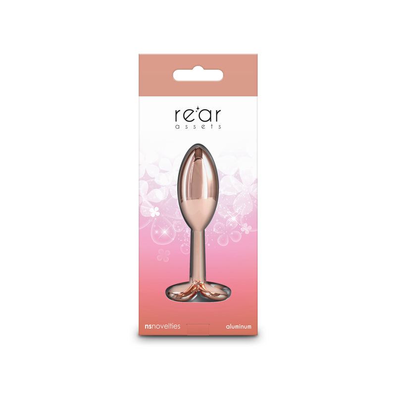 Rear Assets Clover Metallic Butt Plug 9.2 cm Rose Gold > Anal Range > Butt Plugs - Tophatter Daily Deals