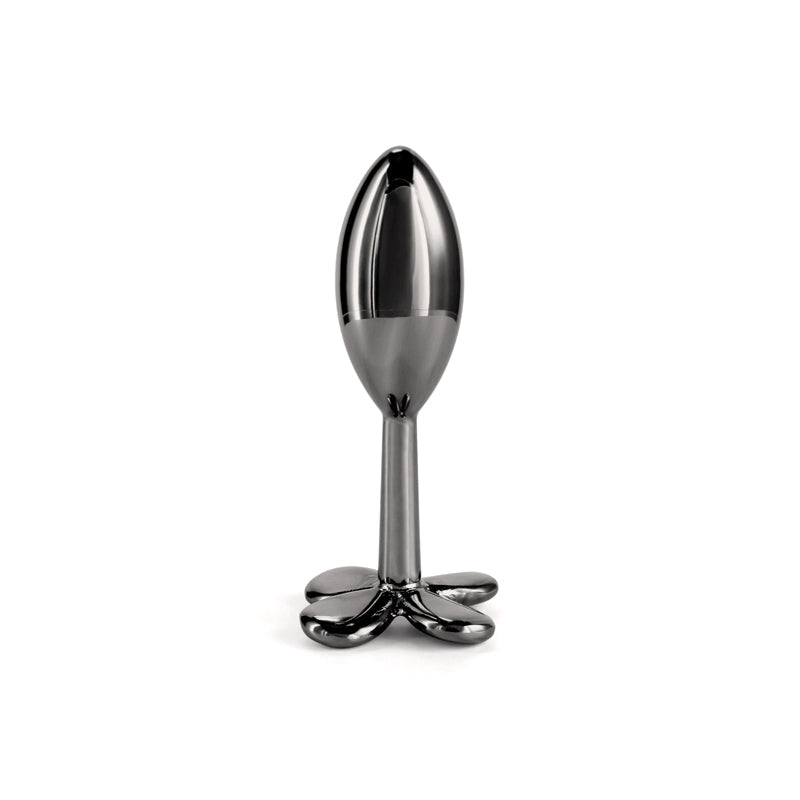 Rear Assets Clover Gunmetal 9.2 cm Metallic Butt Plug > Anal Range > Butt Plugs - Tophatter Daily Deals