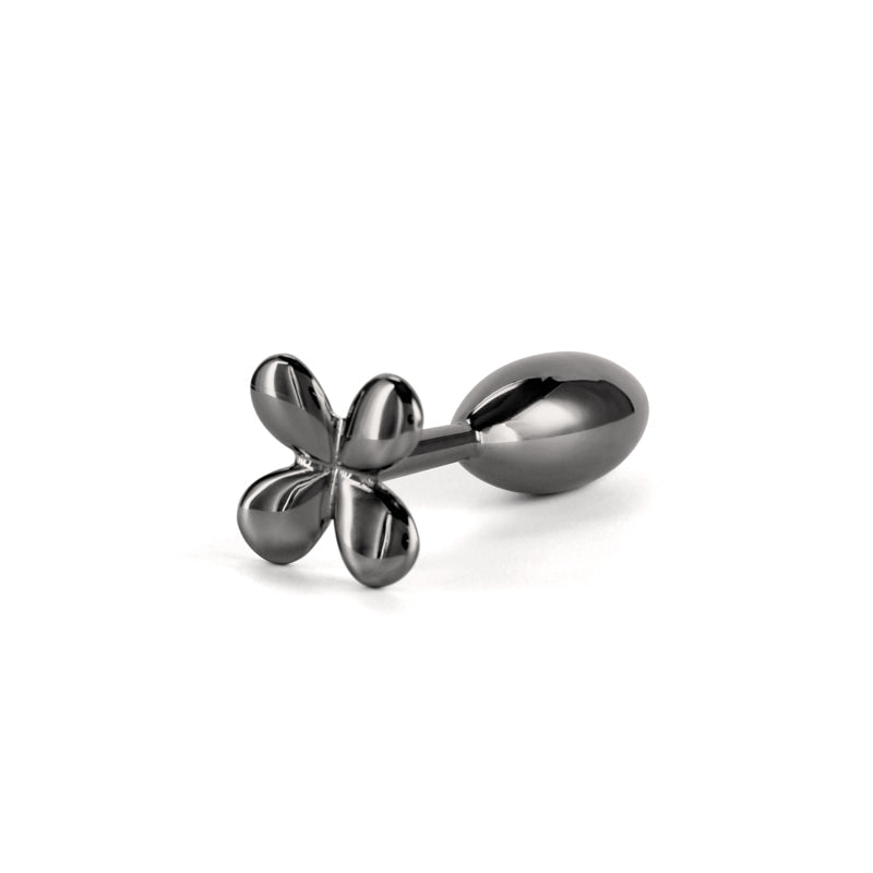 Rear Assets Clover Gunmetal 9.2 cm Metallic Butt Plug > Anal Range > Butt Plugs - Tophatter Daily Deals