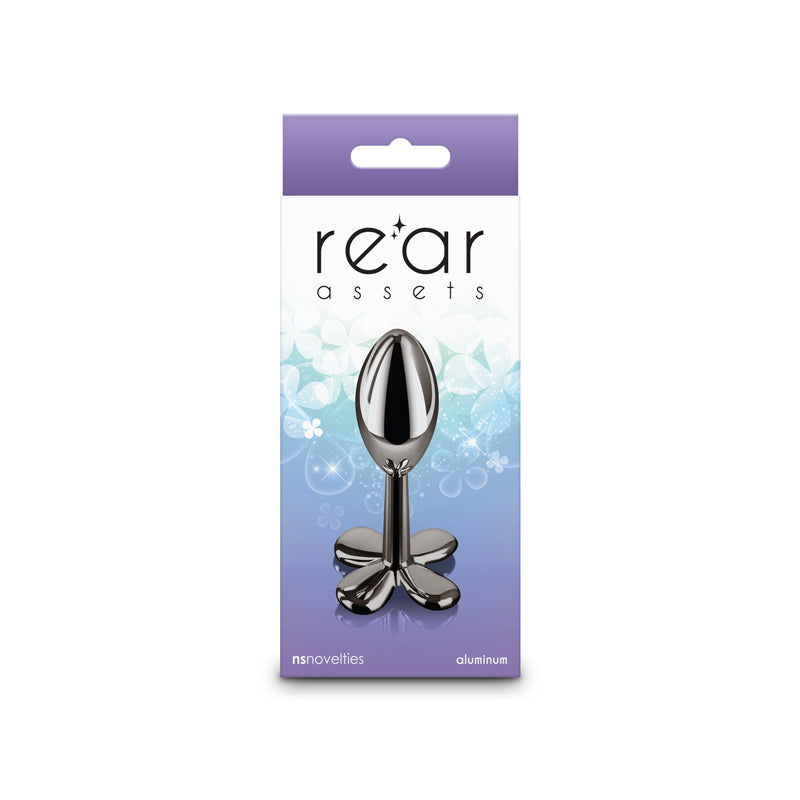 Rear Assets Clover Gunmetal 9.2 cm Metallic Butt Plug > Anal Range > Butt Plugs - Tophatter Daily Deals