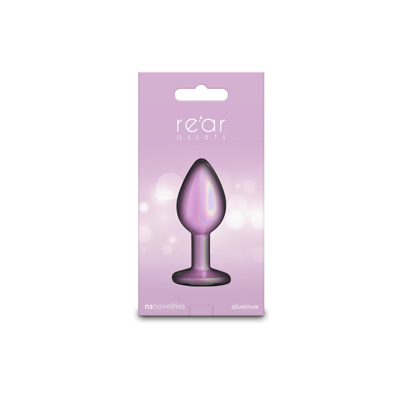 Rear Assets Iridescent Small – 7.1 cm Lightweight Butt Plug > Anal Range > Jewel Butt Plugs - Tophatter Daily Deals