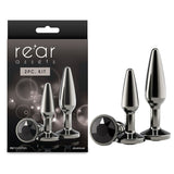 Rear Assets Tapered Trainer Kit – Lightweight Aluminium Butt Plug Set of 2 Sizes > Anal Range > Butt Plug Kits - Tophatter Daily Deals