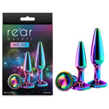 Rear Assets Tapered Trainer Kit – Set of 2 Aluminium Butt Plugs > Anal Range > Butt Plug Kits - Tophatter Daily Deals