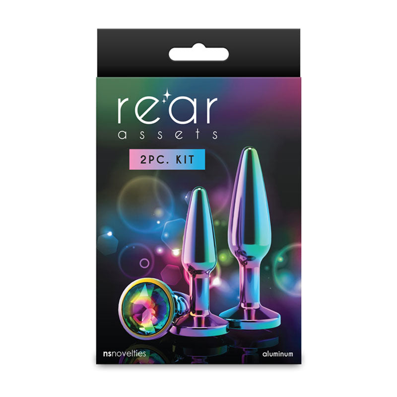 Rear Assets Tapered Trainer Kit – Set of 2 Aluminium Butt Plugs > Anal Range > Butt Plug Kits - Tophatter Daily Deals