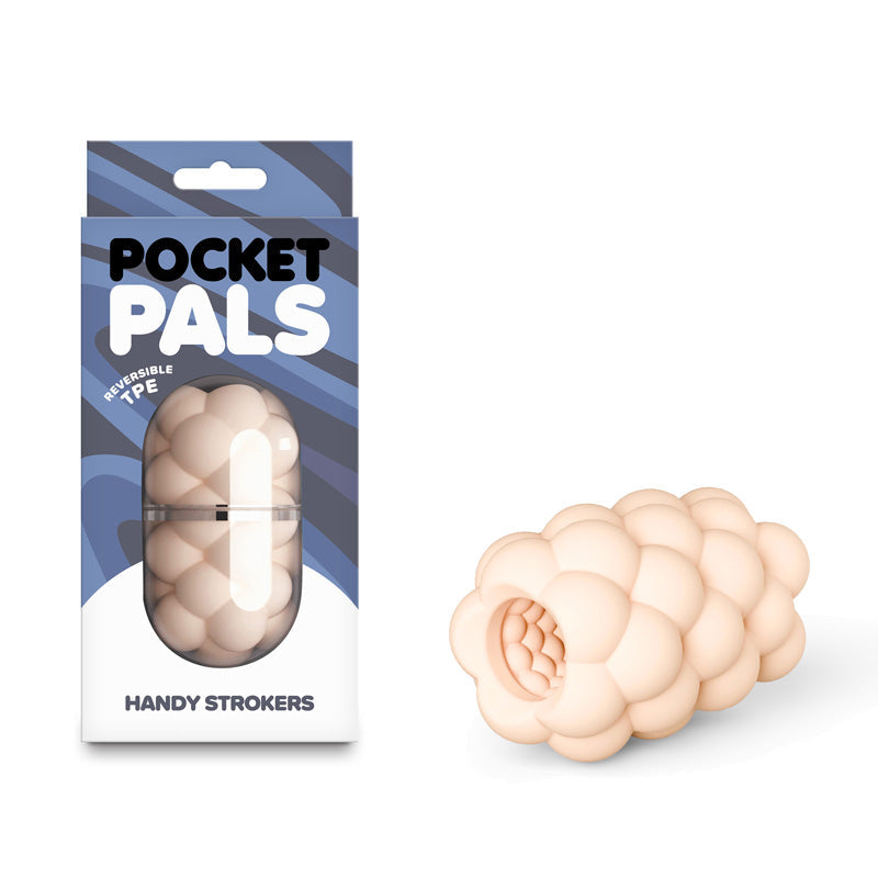 Pocket Pals Bubbles Mini Stroker – Travel-Friendly Reversible TPE Stroker > Sex Toys For Men > Masturbators Cup - Tophatter Daily Deals