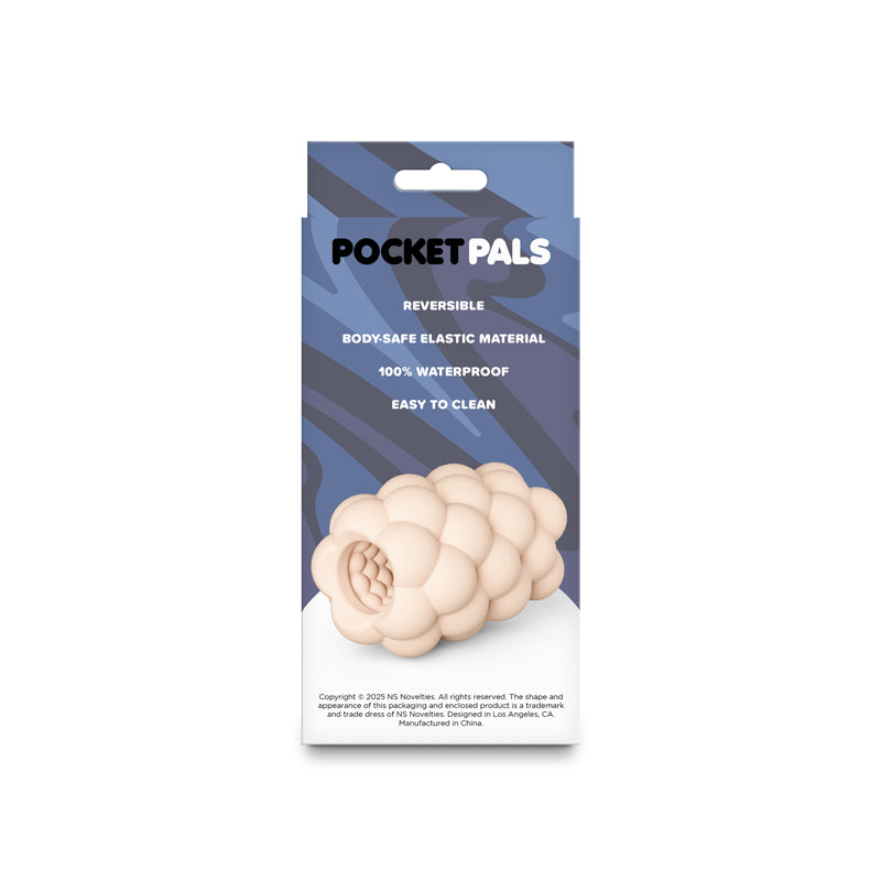Pocket Pals Bubbles Mini Stroker – Travel-Friendly Reversible TPE Stroker > Sex Toys For Men > Masturbators Cup - Tophatter Daily Deals