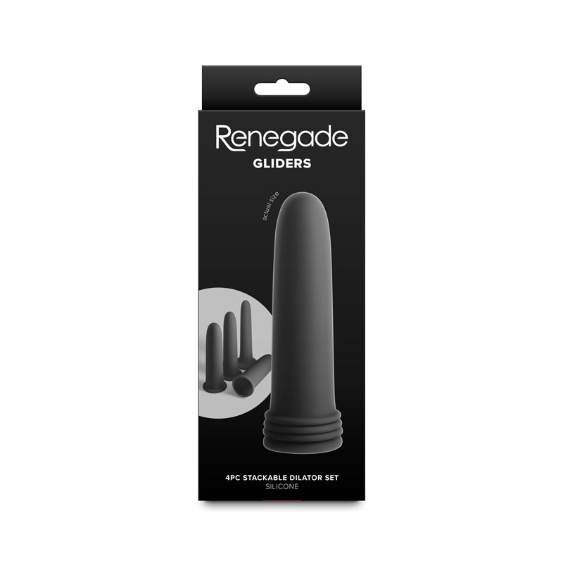 Renegade Gliders – Silicone Anal Dilator Set of 4 14.1 cm > Sex Toys > Dilators - Tophatter Daily Deals